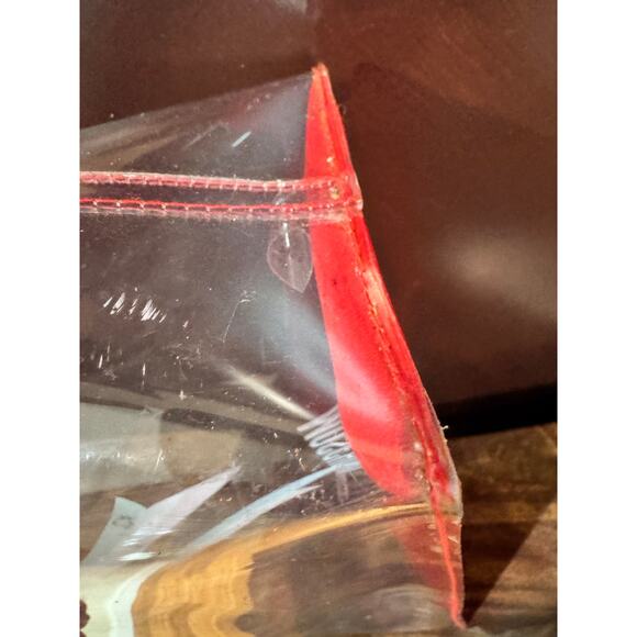 Moschino Vintage Clear Tote – Italian Flag Logo – 80s/90s - Picture 6 of 8